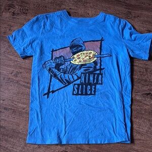 Blue Ninja Slice Graphic T-Shirt